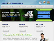 Tablet Screenshot of fixfootballtips.com